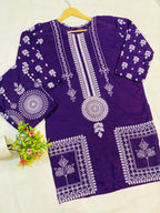 2 Pcs Women's Stitched 3D Printed Suit