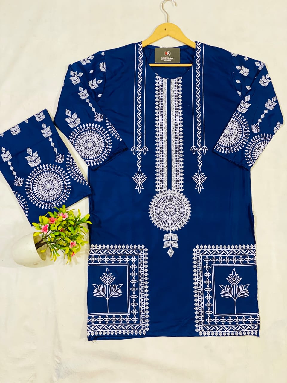 2 Pcs Women's Stitched 3D Printed Suit