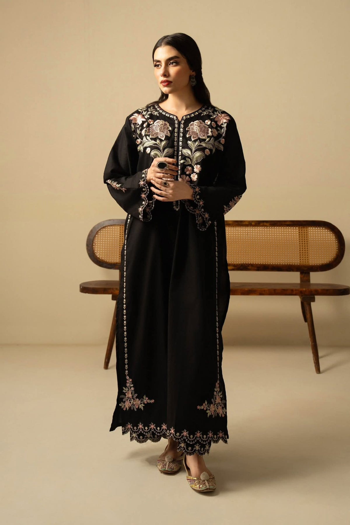 Floral Black