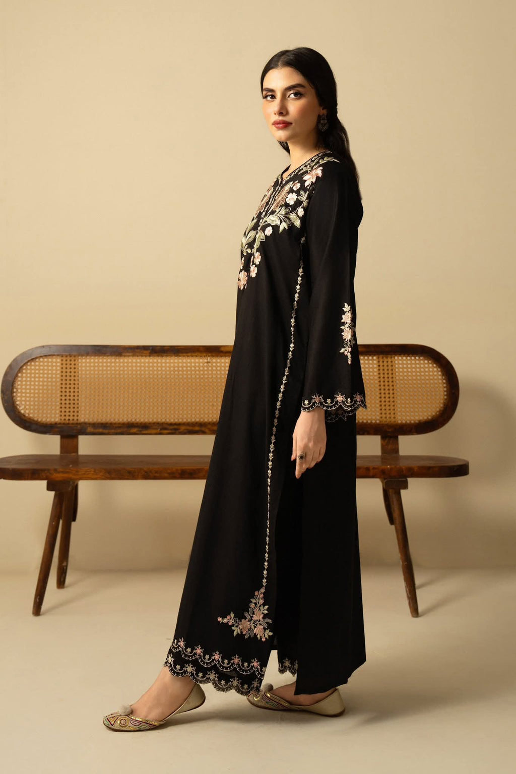 Floral Black