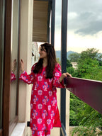 Floral Stiched 2-Piece Suit