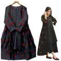 Embroidered Flower Gown 3Pc